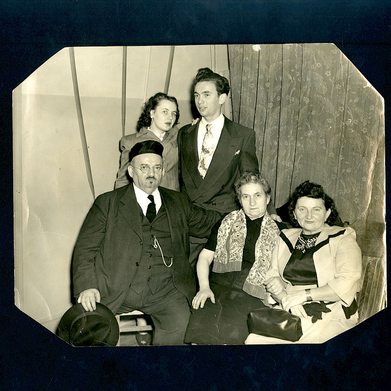 Ben's mother (far right), date unknown