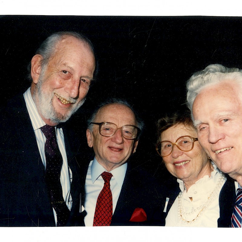 Ben and Gertrude (middle) at the 45th Nuremberg Reunion in Washington D.C., March 23, 1991