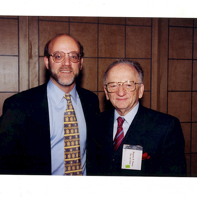 Ben with Jonathan Bush at a conference at The Library of Congress, Washington, D.C., 1996