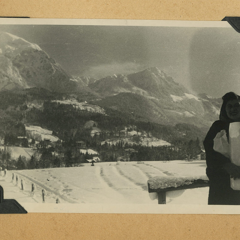 Gertrude in Berchtesgaden, 1947