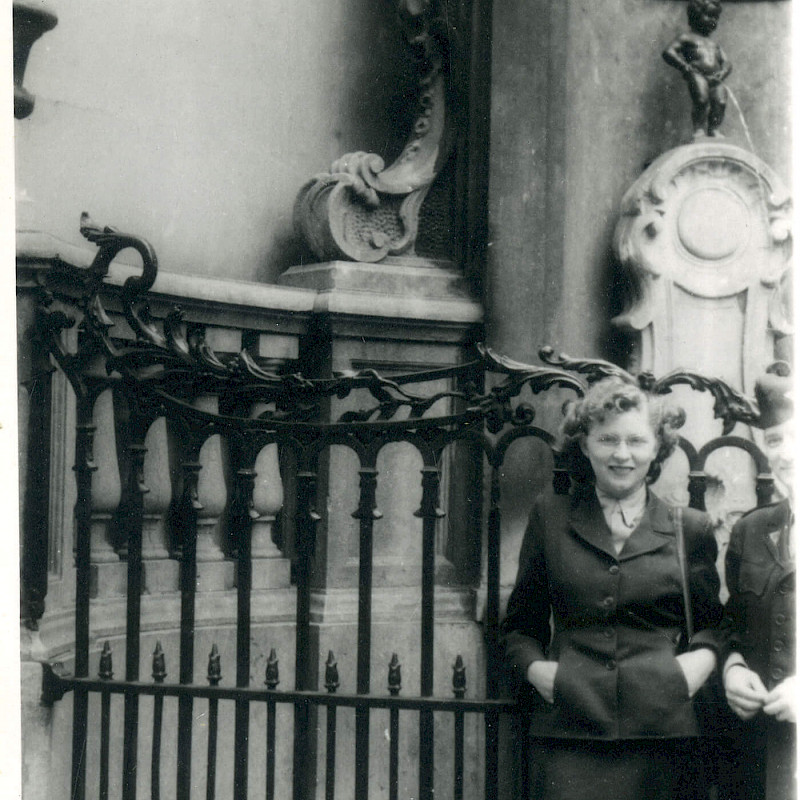 Gertrude in Brussels, 1947