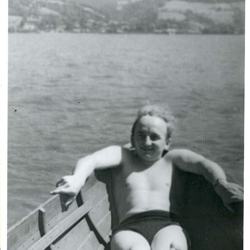 Ben on vacation in Garmisch, Germany, 1947