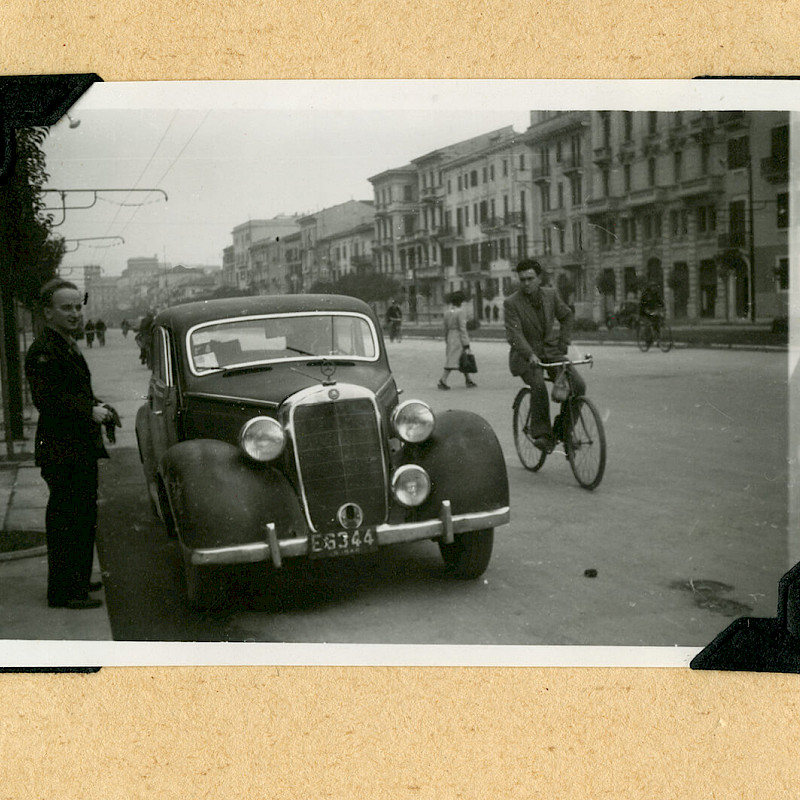 Ben in Verona, Italy, November 1947