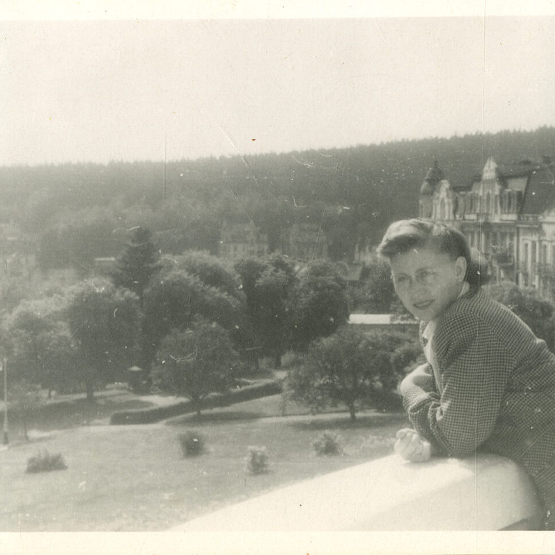 Gertrude in Prague, 1947